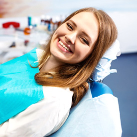 Patient learning how Invisalign in Barnegat works