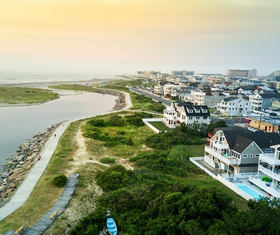 Aerial view of New jersey commnity