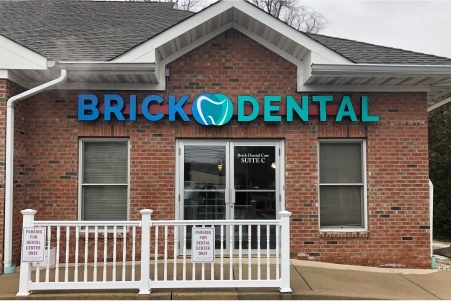 Outside view of Nu Smile Aligner of Brick dental office building